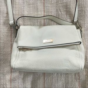 Kate Spade white crossbody leather bag